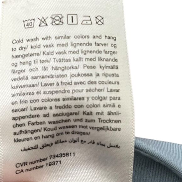 Girlfriend Collective Compressive Leggings Women's Small Blue High Waist Crop - Picture 10 of 11